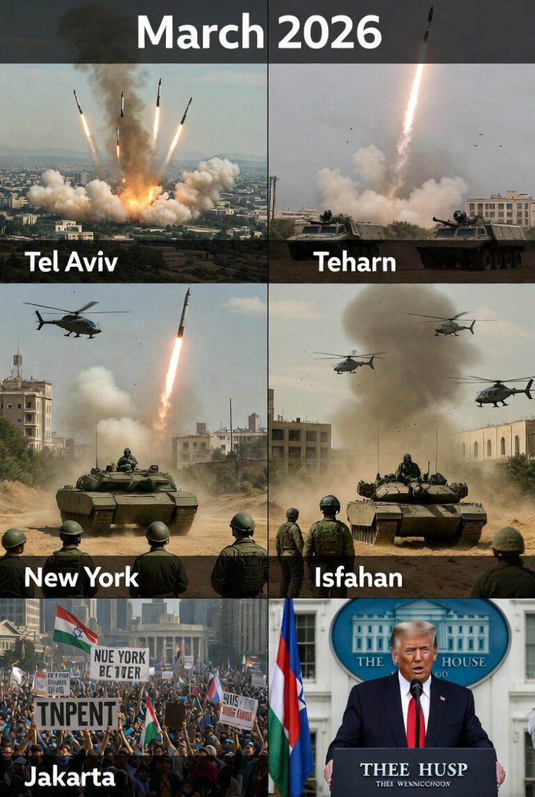 Perang AS-Israel vs Iran Masuk Hari ke-8: Rudal Iran Hantam Jantung Tel Aviv, Trump Tuntut Penyerahan Tanpa Syarat – Harga Minyak Dunia Melonjak 40%