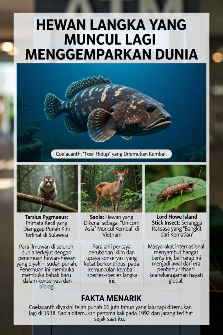 Hewan Langka yang Muncul Kembali dan Menggemparkan Dunia di Tahun 2026